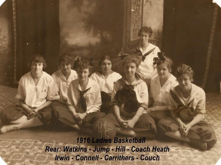 1916 AHS Ladies Basketball
