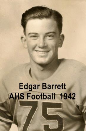 1942 AHS Football Edgar Barrett