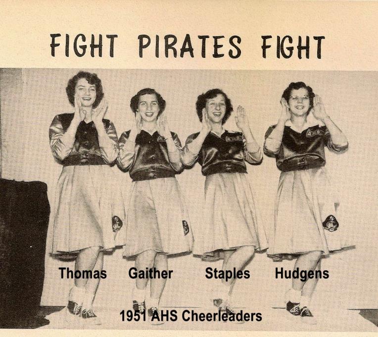 1951 AHS Cheerleaders 2