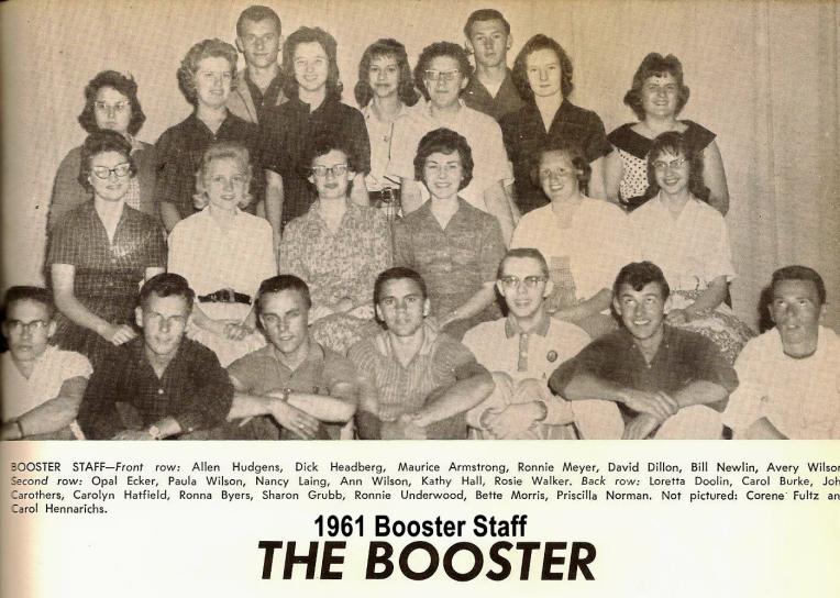 1961 AHS Booster Staff 2