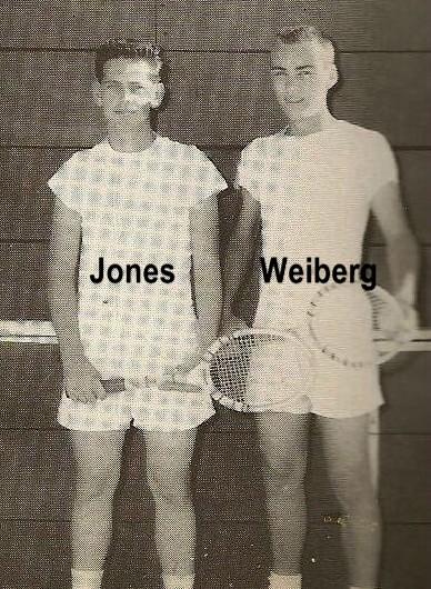 1961 AHS Tennis Jones Weiberg 2