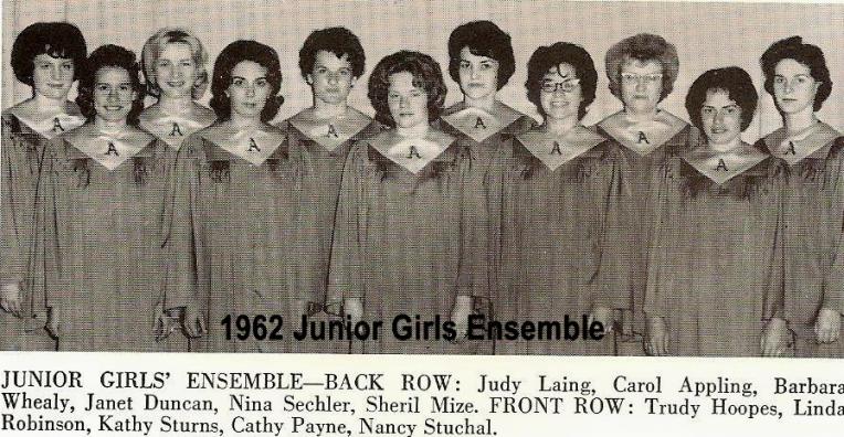 1962 AHS Junior Girls Ensemble 2
